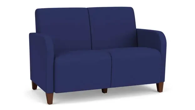 Open House Cobalt Upholstery / Walnut Finish