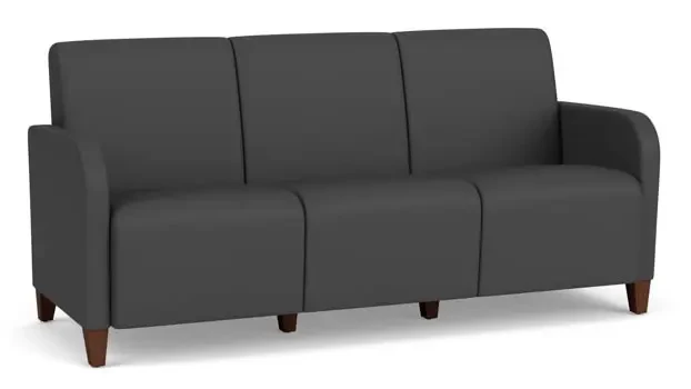Dillon Graphite Upholstery / Walnut Finish