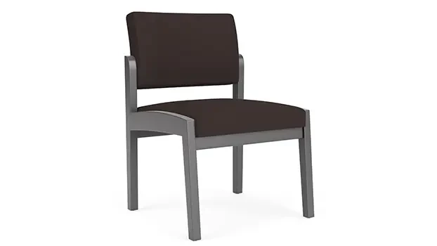 Pewter / Open House Fabric - Coffee Bean