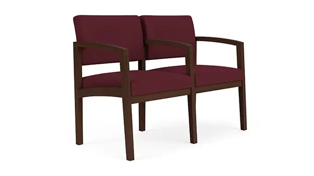 Riftwood Walnut / Open House Fabric - Wine