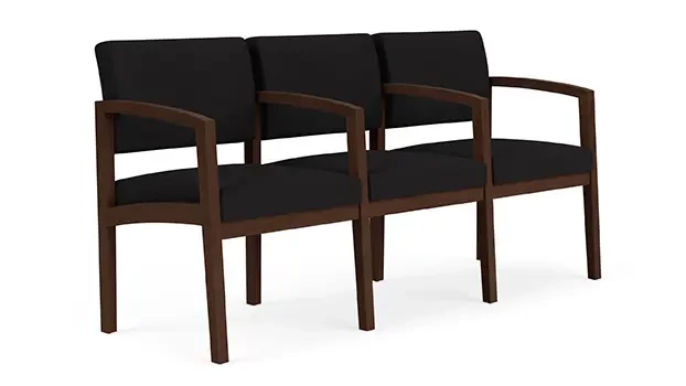 Riftwood Walnut / Open House Fabric - Black