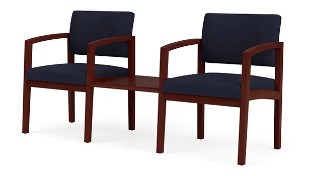 Mahogany / Open House Fabric - Navy