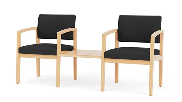 Natural / Open House Fabric - Graphite