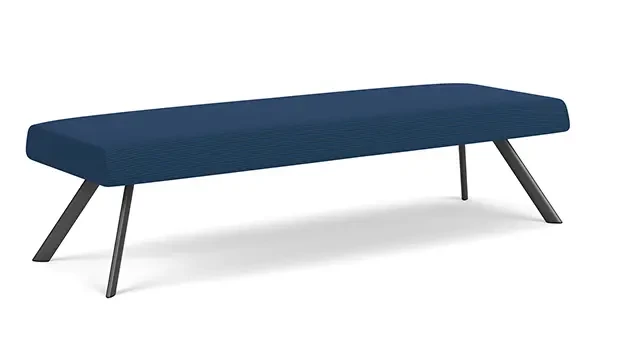 Charcoal / Phrase Fabric - Marine