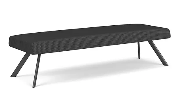 Charcoal / Phrase Fabric - Shale