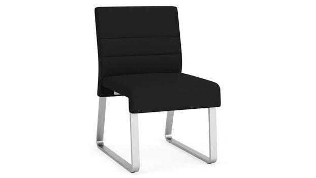 Black Open House Fabric / Silver Finish