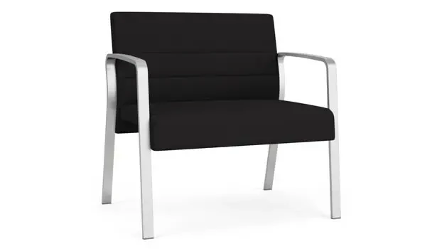 Black Open House Fabric / Silver Finish