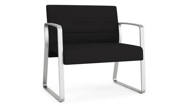 Black Open House Fabric / Silver Finish