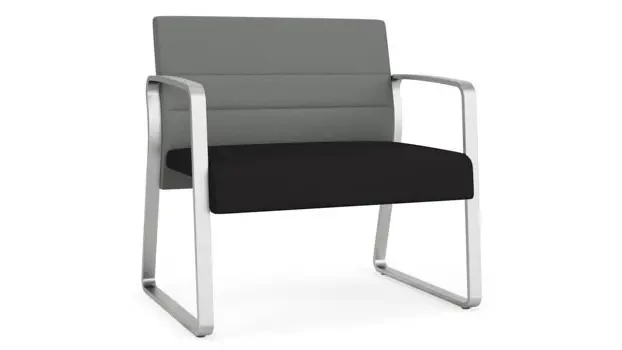 Asteroid Open House Fabric / Black Open House Fabric / Silver Finish