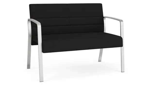 Black Open House Fabric / Silver Finish