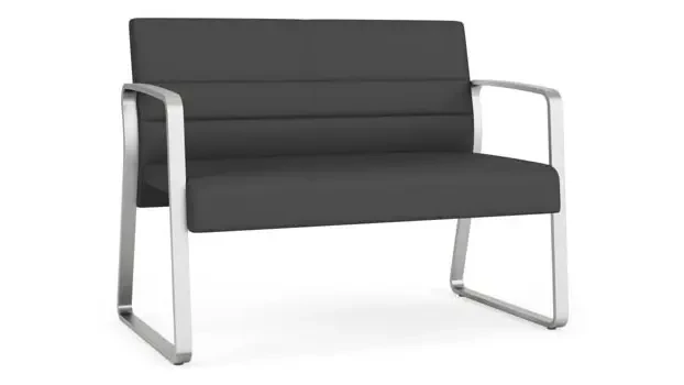 Graphite Dillon Polyurethane / Silver Finish