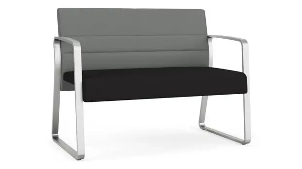 Asteroid Open House Fabric / Black Open House Fabric / Silver Finish