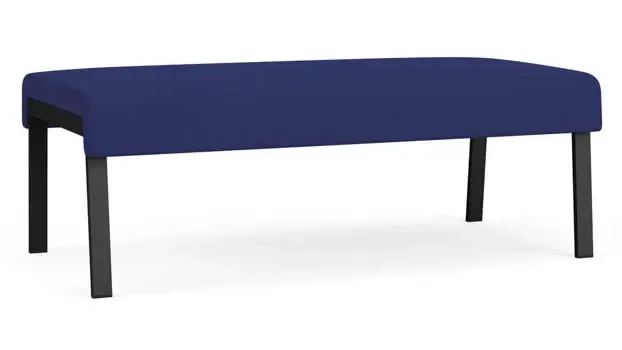 Cobalt Open House Fabric / Black Steel Finish