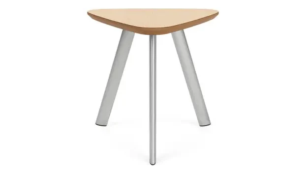 Silver Frame / Natural Maple Tabletop