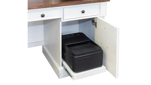 Pull-Out Printer Tray Detail
