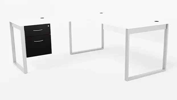 White - Left Return / Two-Tone File