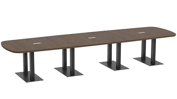 Modern Walnut / Black Base