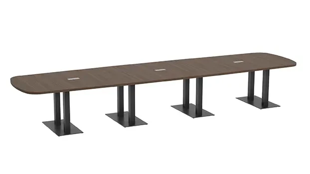 Modern Walnut / Black Base