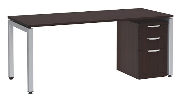 Espresso - Silver Legs