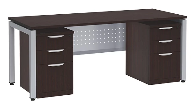 Espresso - Silver Legs