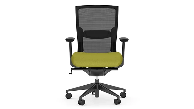 Black Frame - Green Seat - Front View