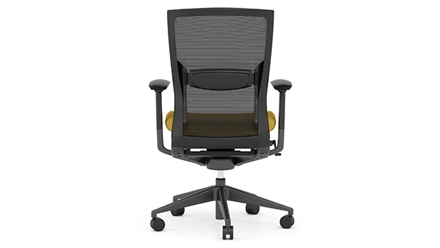 Black Frame - Mustard Seat - Back View