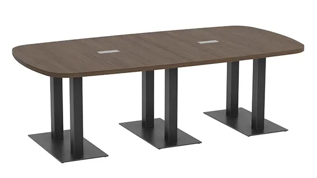 Modern Walnut / Black Base