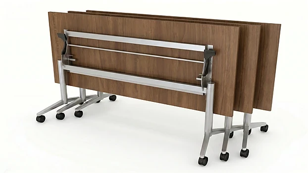 Modern Walnut / Silver Base