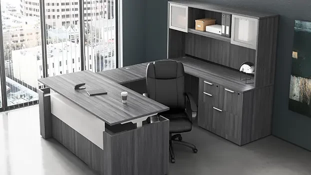 Combo Lateral File with top removed can be used under desks