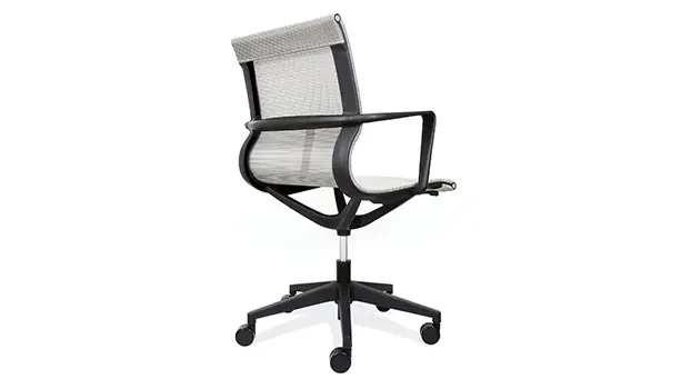 Silver Mesh Back View