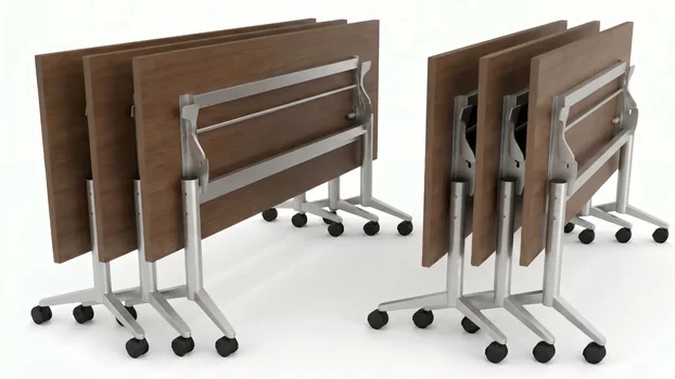 Modern Walnut / Silver Base
