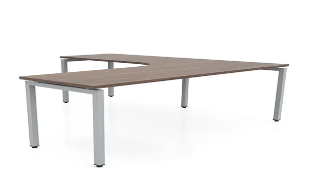 Modern Walnut / Silver / Left Return