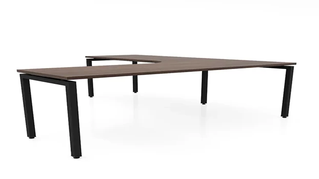 Modern Walnut / Black / Left Return