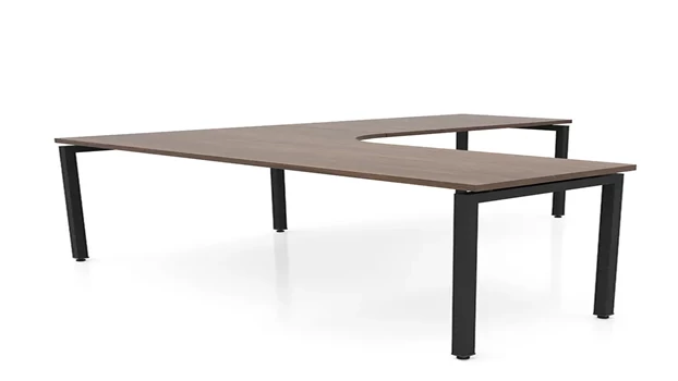 Modern Walnut / Black / Right Return