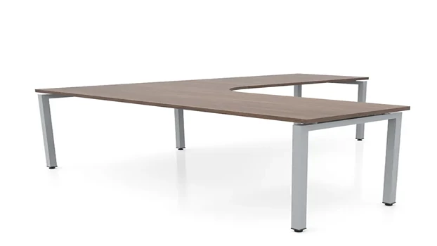 Modern Walnut / Silver / Right Return