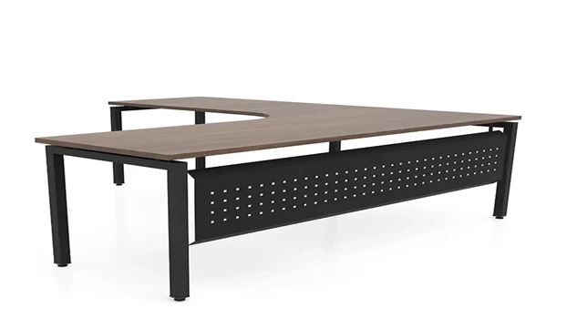 Modern Walnut / Black / Left Return