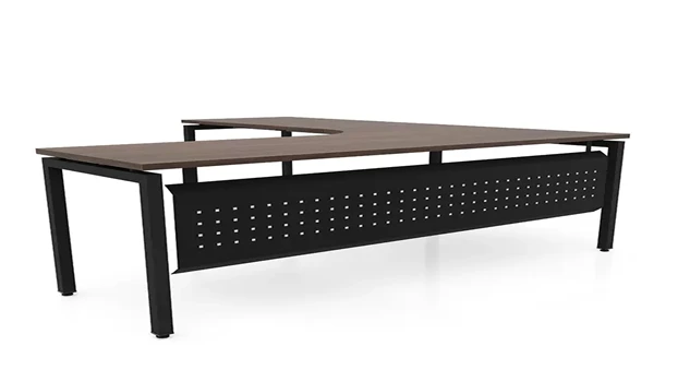 Modern Walnut / Black / Left Return