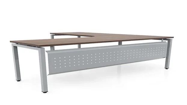 Modern Walnut / Silver / Left Return