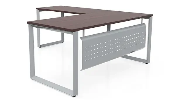 Mahogany / Silver Legs