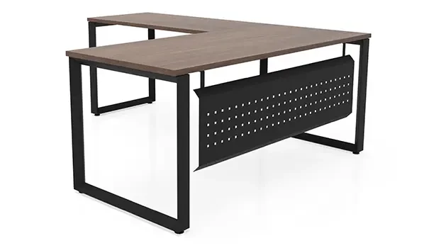 Modern Walnut / Black Legs