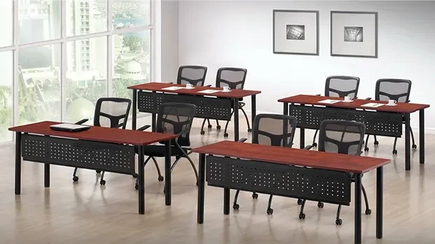 Cherry / Black Legs in Use