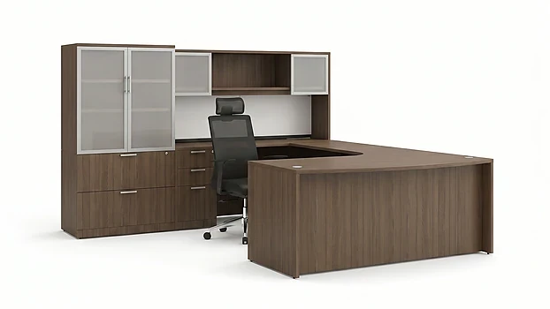 Modern Walnut - Left Return