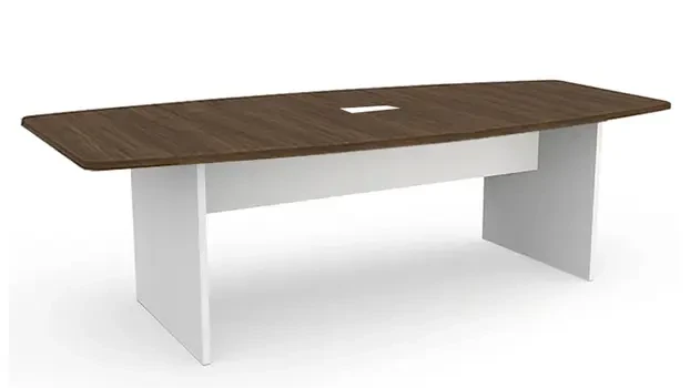 Modern Walnut Top / White Base