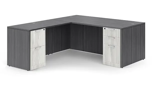 Coastal Gray / Silver Birch Pedestals