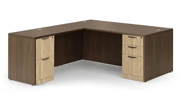 Modern Walnut / Aspen Pedestals