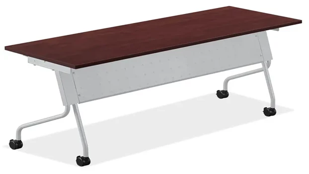 Mahogany / Silver Legs