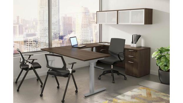 Office Source: 72W Sit-Stand Executive Desk