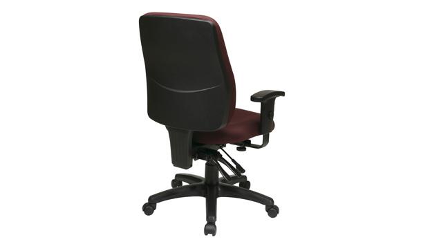 Icon Fabric - Burgundy - Back View