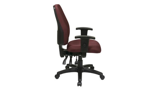 Icon Fabric - Burgundy - Side View