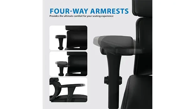 Adjustble Armrest Features